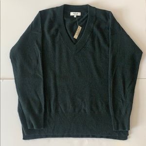 New w/ tags Madewell cashmere V-neck Sweater